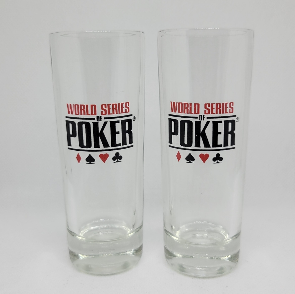 Pair Of World Series of Poker Shot Glasses